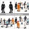Ieron 7 Piece Person Figure Model Playset, Person Figure, Vet,