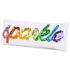 iscream Rainbow Sparkle Chenille, Sequin and Fleece 16" x 6"