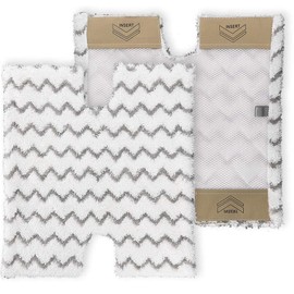 ConPus 2 Pack Replacement Steam Mop Pads for Shark Lift-Away Pro Steam Pocket Mop S3973 S3973D S3973WM & Genius Steam Pocket Mop S5002Q S5003A S5003D S6001W S6001WM S6002 S6002C S6003D S600W