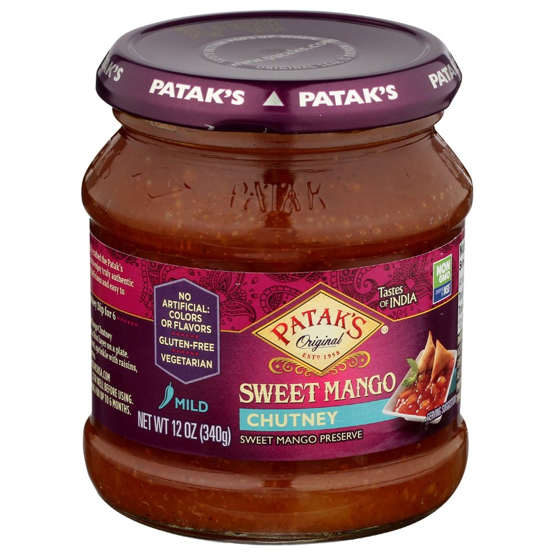 Patak's Sweet Mango Chutney, 12 Fl Oz