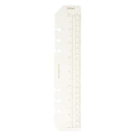 A5 Today Page Marker Planner Ruler for A5 Filofax, LV GM Agenda 6 Ringed agendas (Gold Foil)