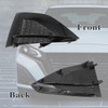 FZJDSD 1PC Black Passenger Right Side Front Fog Lamp Light