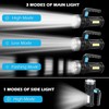 Wrrozz LED Flashlight High Lumens USB Rechargeable Flashlight for Camping,