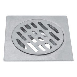 Waste Floor, 11 x 11 x 6 Thickened Stainless Steel Home, Bathroom, Shower, Kitchen, Odourless Floor Drain Waste Grate