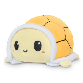 TeeTurtle - The Original Reversible Turtle Plushie - Cute Sensory Fidget Stuffed Animals That Show Your Mood- Lemons + Flowers