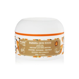 P'URE PAPAYA CARE BABY Skin Food 100g - VEGAN & Cruelty Free - Baby Moisturiser, Nappy Rash Care, Soothes Irritated Skin for Babies - All Natural Ingredients with Papaya, Chamomile & Jojoba