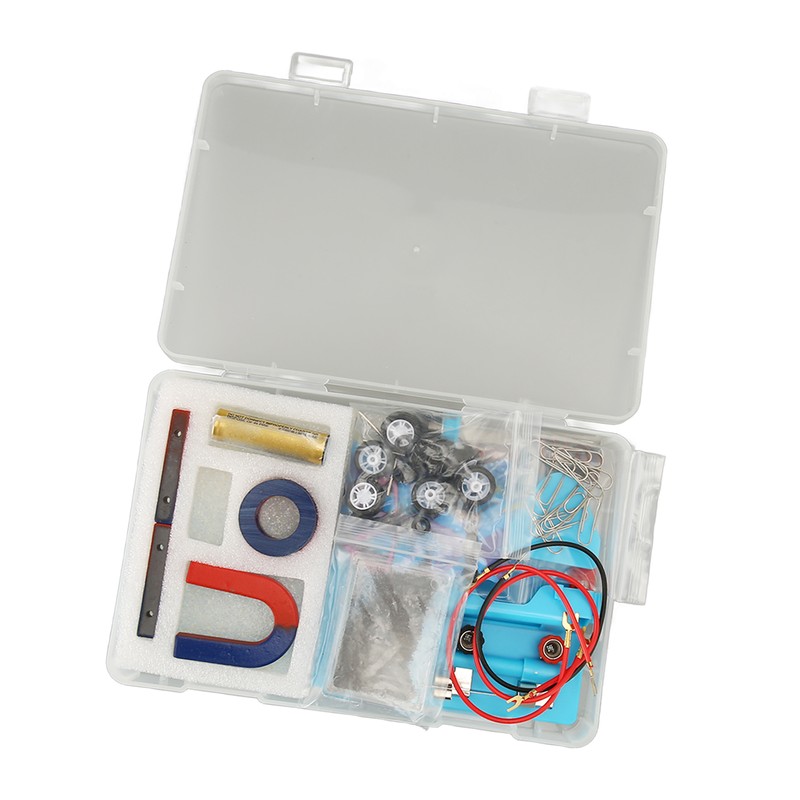 Science Magnet Set Physics Experiments Toys Kit Educational Interactive Electromagnet