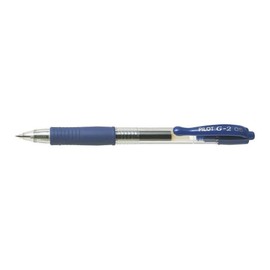 Pilot 3 x G2 05 Fine Point Gel Ballpoint Pen - Blue
