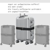 Black Suitcase Strap 195 cm Luggage Strap Long Suitcase Luggage