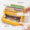 Lupilina Multi-functional Cowhide Leather Long Wallet, Women's, Popular, Large Capacity,