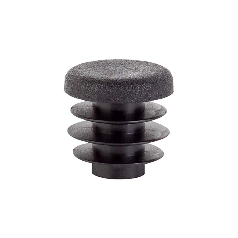 Alberts 426675 Sealing Plugs for Round Pipes, Plastic, Black, Diameter