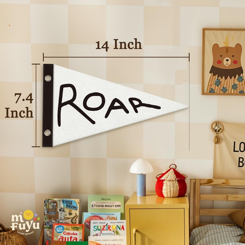 158-banner-flag-roarPennant Banner Flag Wall Hanging