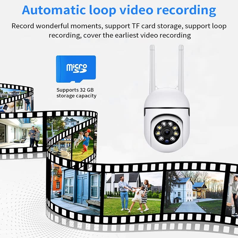 Wireless Security Camera System Outdoor Home WiFi Night Vision Cam