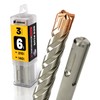 SDS Plus Hammer Drill Bit 4 x Cutting PGM Diameter