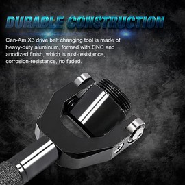 Samman X3 - Kit de extracción de embrague de herramientas cambiadoras de cinturón compatible con Can-Am Maverick X3 Max DS RS MR RC Turbo R 2017 o 72 pulgadas, ancho de base de rueda negro