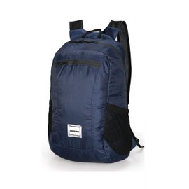 Ultra Lightweight Small Foldable Hiking Daypack Packble Skin Casual Backpack CampingTravel Outdoor Day Bags Men Women (Dark Blue)