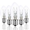 25 Pack C7 Clear Replacement Bulbs Waterproof UL Certified 5w