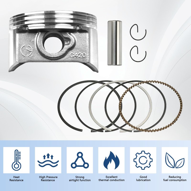 COEFEPIY 90mm 660 Piston for 420cc Hemi Predators for Most