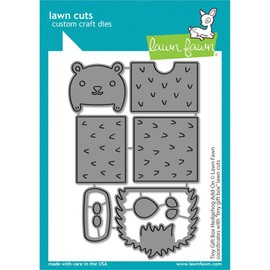 Lawn Fawn LF2439 Tiny Gift Box Hedgehog Add-On Custom Craft Dies