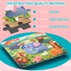 GSrenyu 2 Pcs 3-in-1 Magnetic Puzzles for Toddlers, Toddler Jigsaw