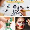OPHIR 4x Reusable Face Painting Practice Board Set, A4 Colorful