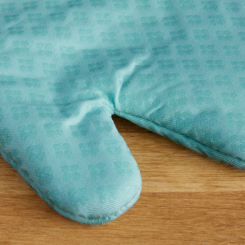 KitchenAid Asteroid Oven Mitt 2-Pack Set, Aqua, 7 inch x12.5