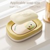 Rhys Pack of 2 Soap Dish, Soap Dish with Drain,