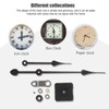 SHINEOFI DIY Wall Clock Movement Mechanisms, Long Shaft Clock Mechanism