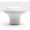 WAKI TW-161 Ceramic Knob, Platinum Ring, 1.3 inches (32 mm)