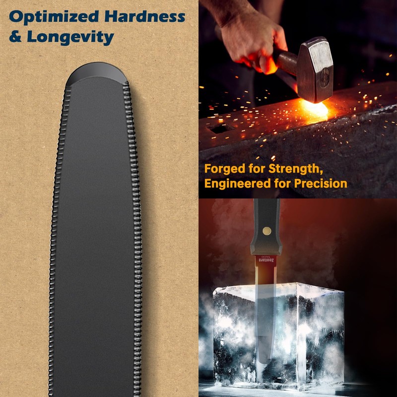Zentara 2-Pack Cardboard Cutter – No Blade Replacement, Serrated Corrugated