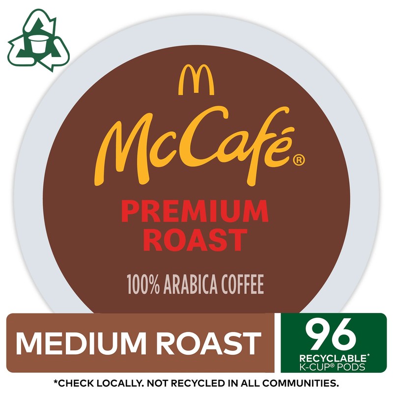 McCafe Single-Serve Pods, Premium Roast, Classic, Box Of 24 Pods,