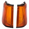 HECASA Amber Marker Lights Lens Compatible with 1987-1988 Oldsmobile Cutlass