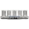 RGB Tube Clock LED Table Clock 24 Hour USB Powered