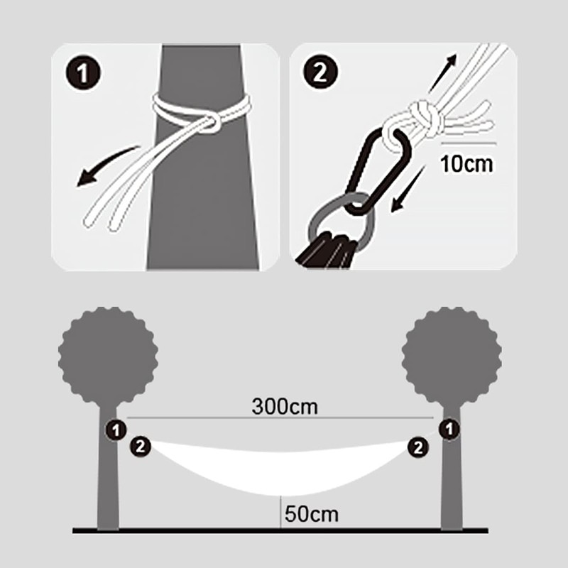 Naturehike Double Hammock Ultralight Travel Camping Hammock Comfortable Portable Hammock