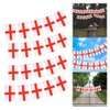 Weforu England Flags Bunting St Georges Cross Flags Bunting 10m