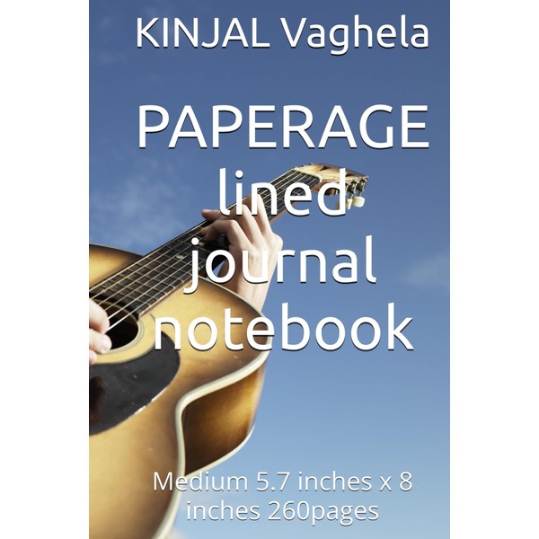 PAPERAGE lined journal notebook: Medium 5.7 inches x 8 inches
