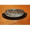 Antique Victorian Cast Iron Detailed Bin Apothecary Cupboard Drawer Pull