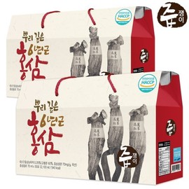 JuPjang-i 6년근 홍삼즙 2박스 60포 6-Year-Old Red Ginseng Extract 2 Boxes 60 Packs