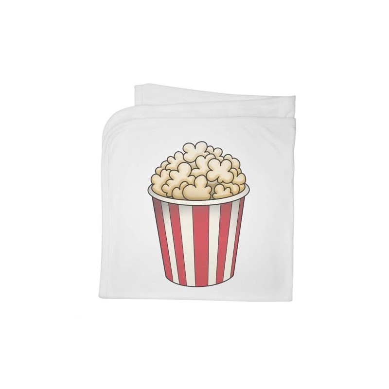 Azeeda 'Popcorn Bucket' Cotton Baby Blanket/Shawl (BY00040063)