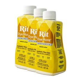 Rit Dye Liquid Synthetic 236ml Daffodil Yellow Pack of Three