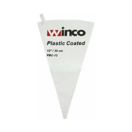 Winco Pastry Bag Cotton with Plastic Coating, 12-Inch