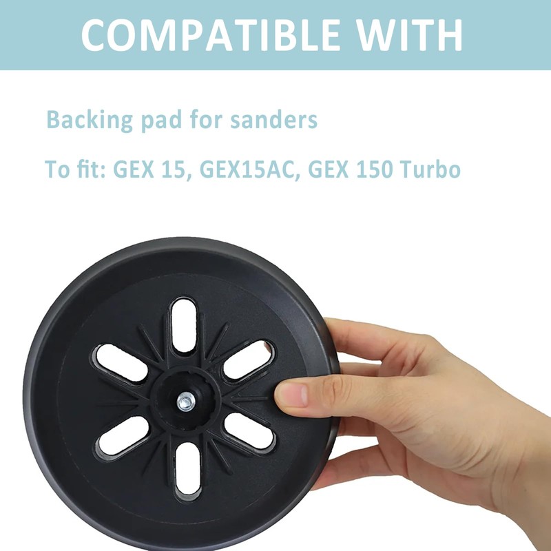Sanding Disc 150 mm with Velcro Fastener Compatible with Bosch