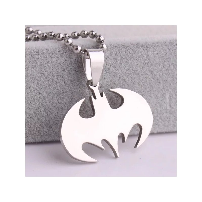 Unbranded Bat Pendant Necklace Creative Stainless Steel Necklace Jewelry Gift