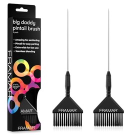 FRAMAR Pintail Big Daddy - Juego de pinceles de color (negro)