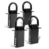 KUAFU 4Pcs Adjustable Trailer Stake Pocket D Ring 5400LBS/ Each