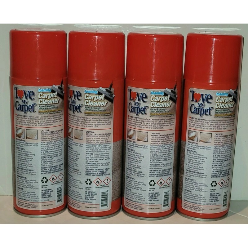 Love My Carpet 3 Pk Love My. Carpet Cleaner Foam