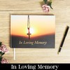 Defresit Funeral Guest Book in Loving Memory Hardcover 84 Lined