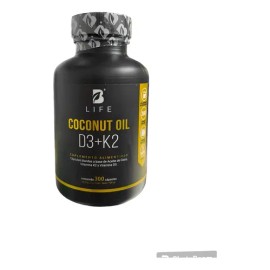 Life Suplemento Aceite Coco D3 K2 300 Cápsulas Sin Sabor Sin Gluten
