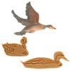 JEM 115AW008 Wild Ducks Fondant Cutter (Set of 4), Standard