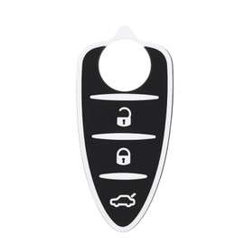 VGOL Rubber Pad for Remote Key with 3 Buttons Compatible with Alfa Romeo GTO 159 Compatible with Mito Giulietta